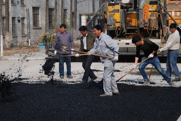 道路施工現場