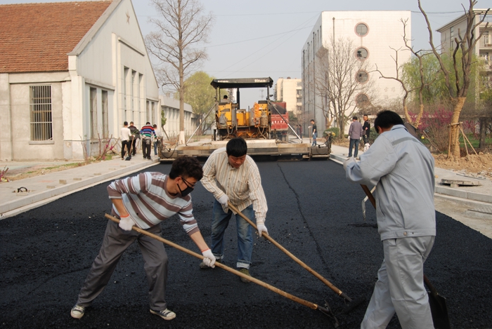 道路施工現場