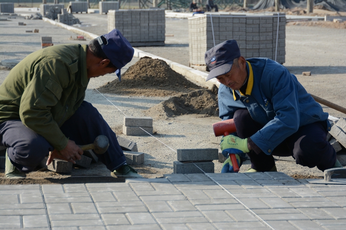 道路施工現場